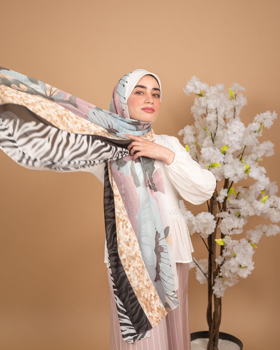 Elegant Hiqh Quality Chiffon Scarf Hijab From Scarfn Shop Egypt3