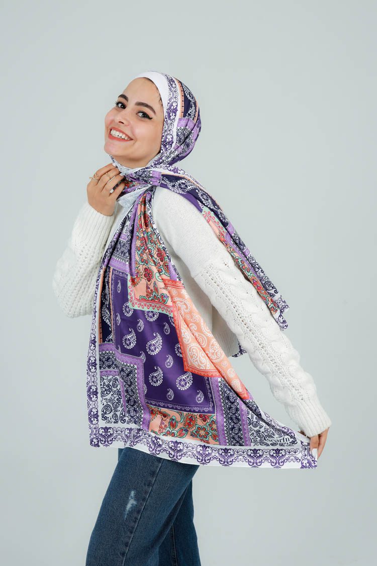 Aster Satin scarf scarfn shop 02